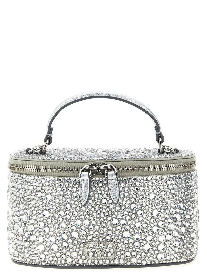 Valentino Garavani Sample Sale | Valentino Garavani Silver Viscose Handbag - | Designer outlet