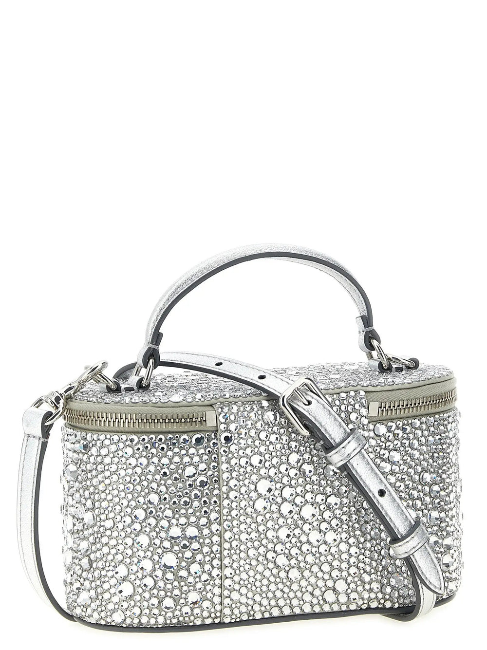 Valentino Garavani Sample Sale | Valentino Garavani Silver Viscose Handbag - | Designer outlet