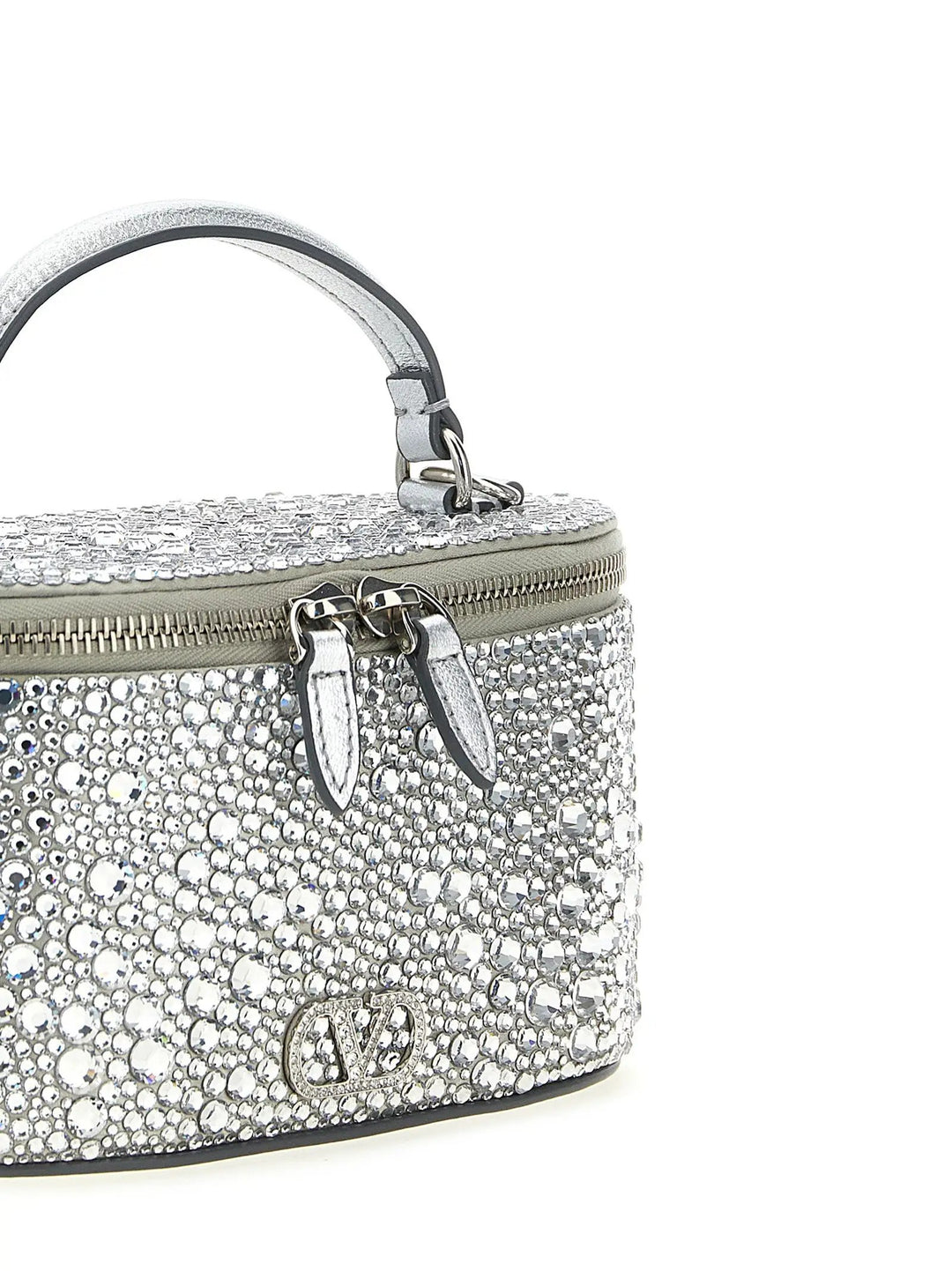 Valentino Garavani Sample Sale | Valentino Garavani Silver Viscose Handbag - | Designer outlet