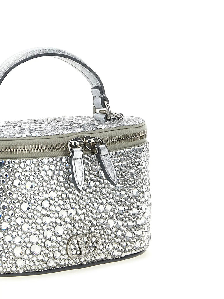 Valentino Garavani Sample Sale | Valentino Garavani Silver Viscose Handbag - | Designer outlet