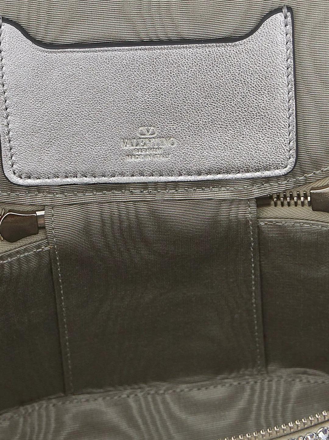 Valentino Garavani Sample Sale | Valentino Garavani Silver Viscose Handbag - | Designer outlet