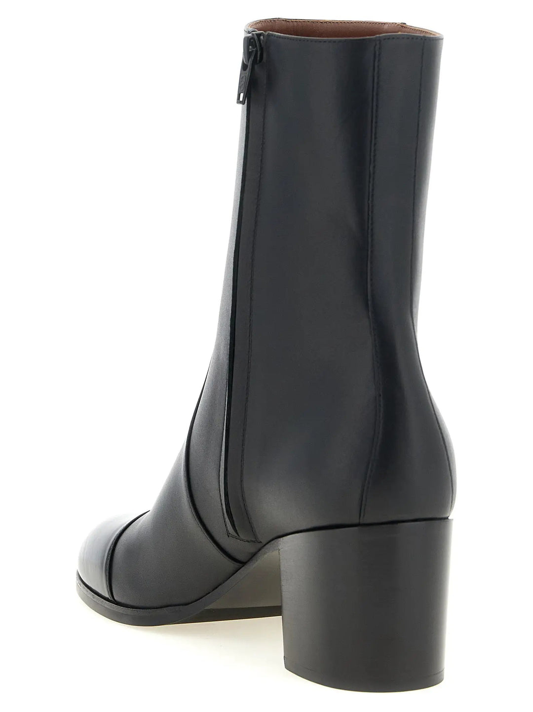 Valentino Garavani Sample Sale | Valentino Garavani Black Calfskin Ankle Boots - | Designer outlet