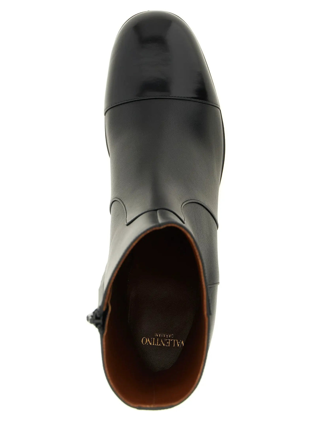 Valentino Garavani Sample Sale | Valentino Garavani Black Calfskin Ankle Boots - | Designer outlet