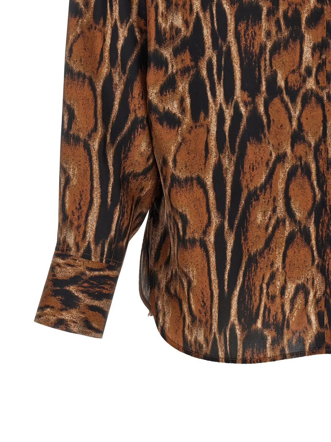Alberto Biani Sample Sale | Alberto Biani Brown Silk Blouse - | Designer outlet