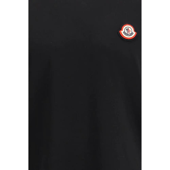 Moncler Sample Sale | Moncler Black Cotton T-Shirt - | Designer outlet