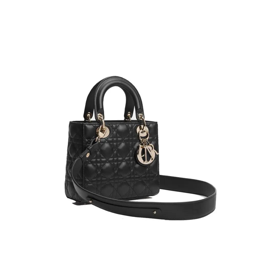 Dior Sample Sale | Dior Black Lamb Leather Shoulder Bag - | Designer outlet