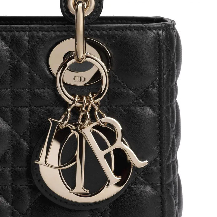 Dior Sample Sale | Dior Black Lamb Leather Shoulder Bag - | Designer outlet