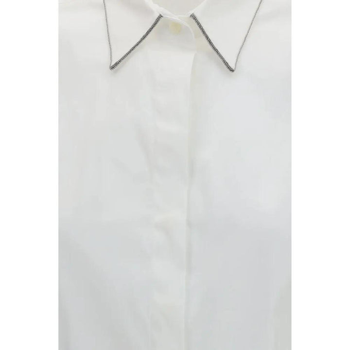 Brunello Cucinelli Sample Sale | Brunello Cucinelli White Cotton Shirt - | Designer outlet