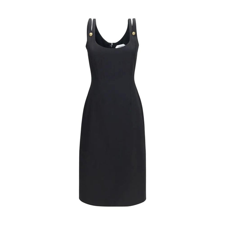 Versace Sample Sale | Versace Black Wool Oves Aries Casual Dress - | Designer outlet