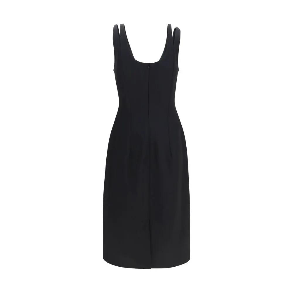 Versace Sample Sale | Versace Black Wool Oves Aries Casual Dress - | Designer outlet