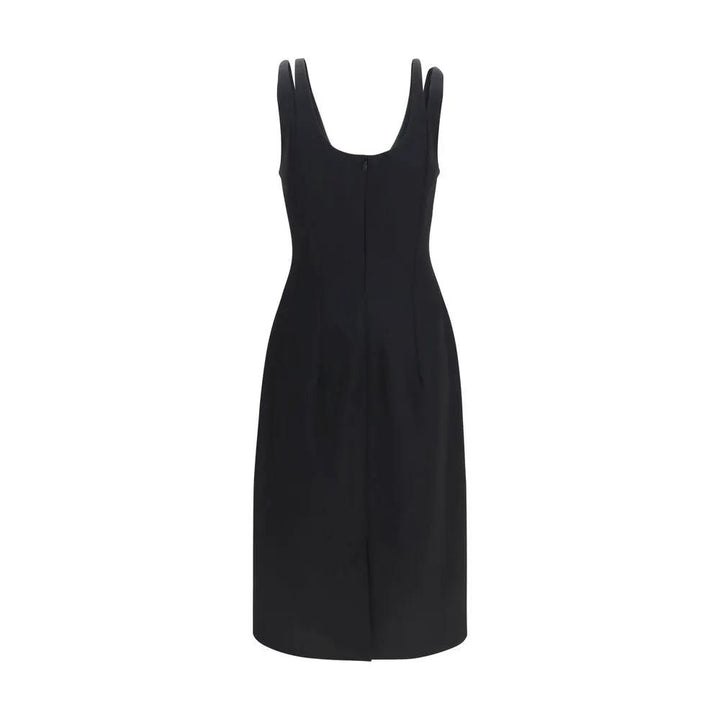 Versace Sample Sale | Versace Black Wool Oves Aries Casual Dress - | Designer outlet