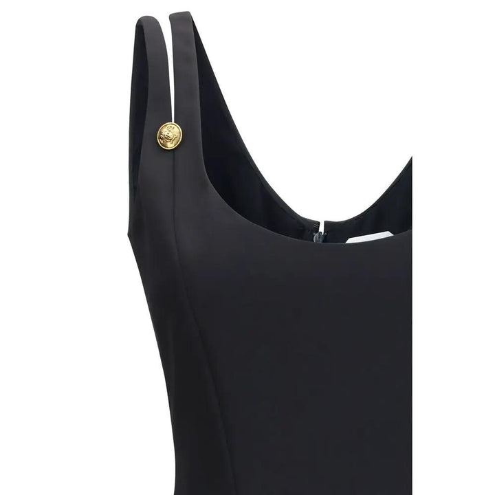 Versace Sample Sale | Versace Black Wool Oves Aries Casual Dress - | Designer outlet