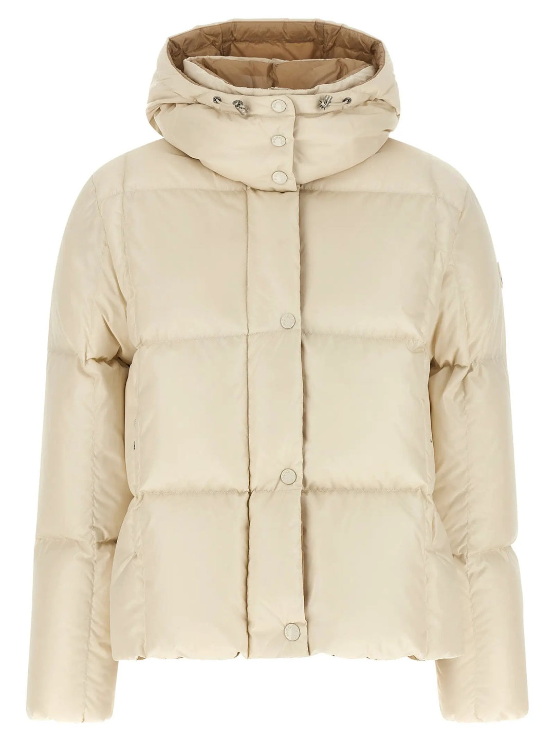 Moncler Sample Sale | Moncler White Polyamide Full-Length Jacket - | Designer outlet