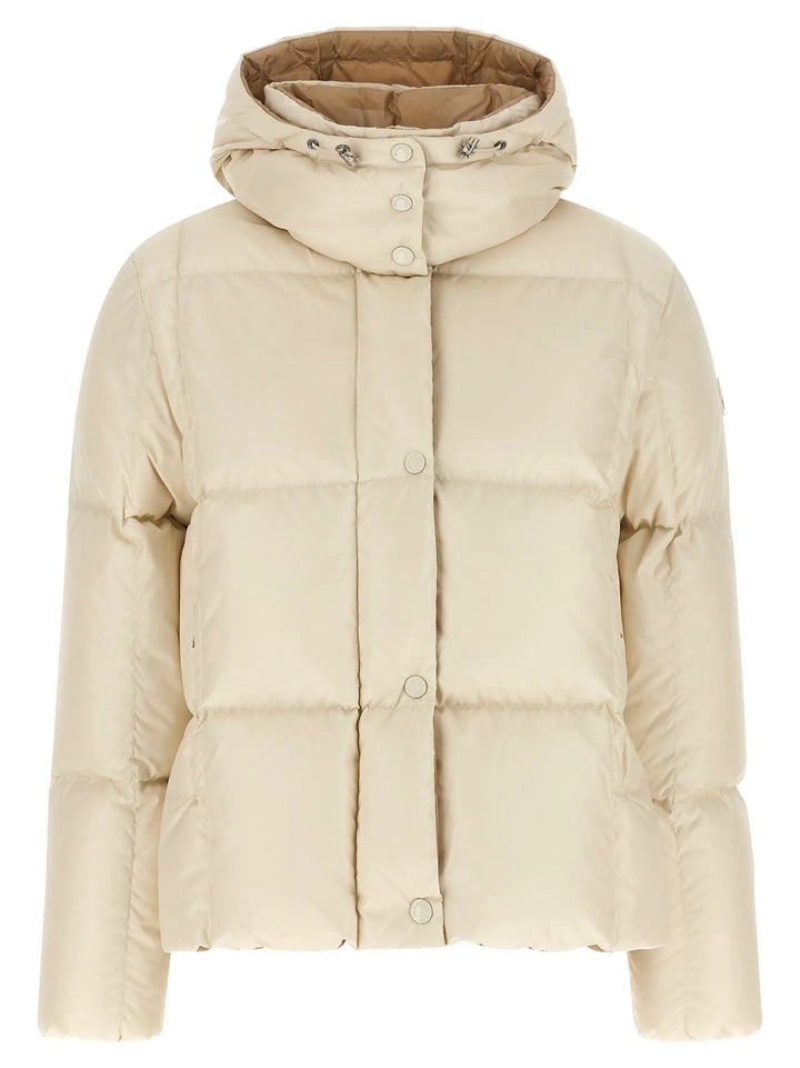 Moncler Sample Sale | Moncler White Polyamide Full-Length Jacket - | Designer outlet
