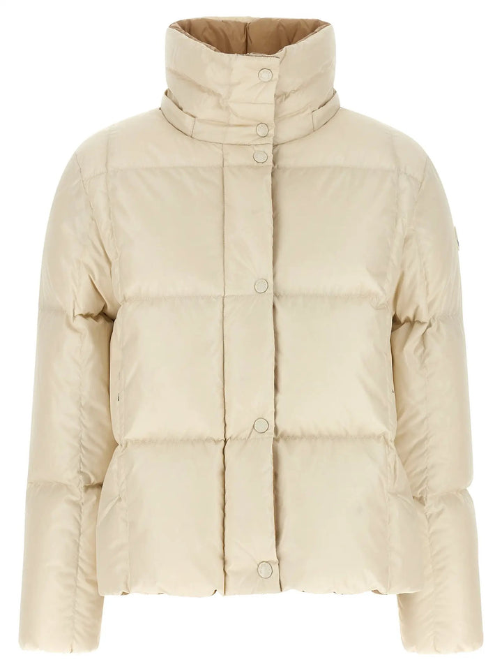 Moncler Sample Sale | Moncler White Polyamide Full-Length Jacket - | Designer outlet