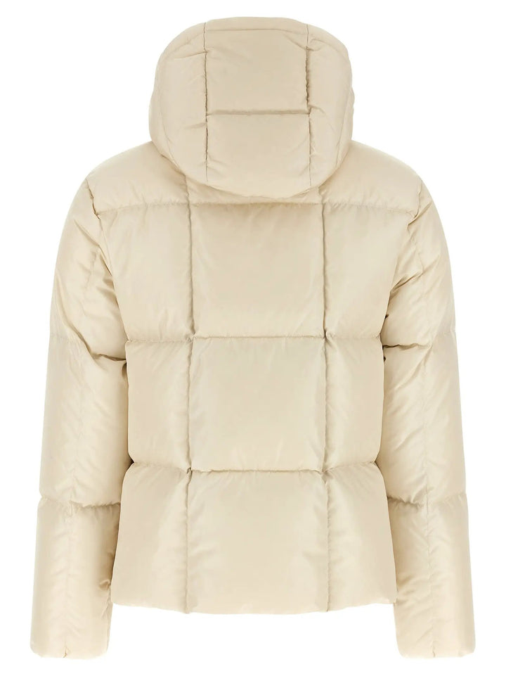 Moncler Sample Sale | Moncler White Polyamide Full-Length Jacket - | Designer outlet