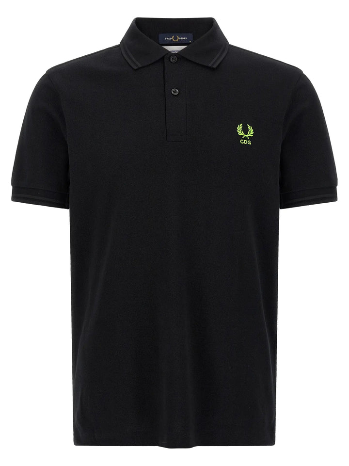 Comme Des Garçons Sample Sale | Comme Des Garçons Bicolor Cotton Polo Shirt - | Designer outlet