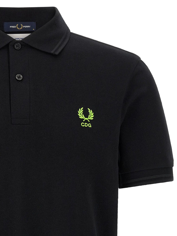 Comme Des Garçons Sample Sale | Comme Des Garçons Bicolor Cotton Polo Shirt - | Designer outlet