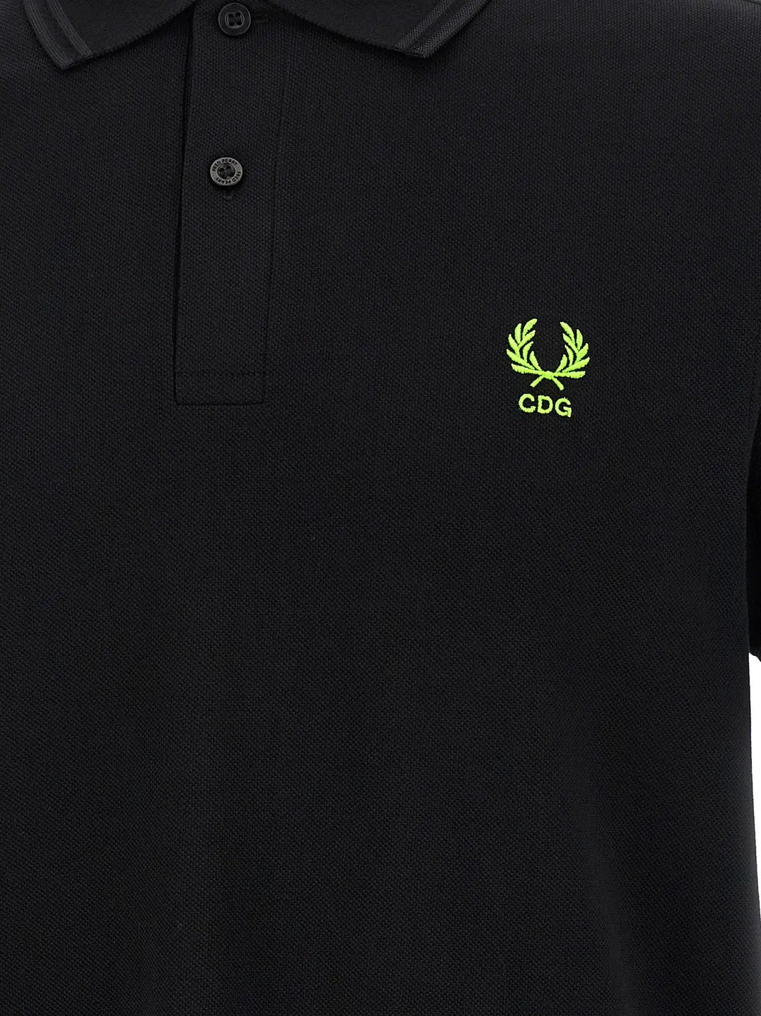 Comme Des Garçons Sample Sale | Comme Des Garçons Bicolor Cotton Polo Shirt - | Designer outlet