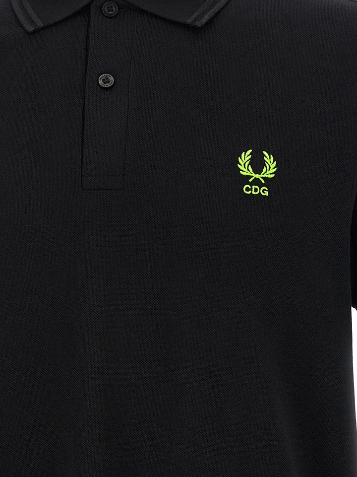 Comme Des Garçons Sample Sale | Comme Des Garçons Bicolor Cotton Polo Shirt - | Designer outlet
