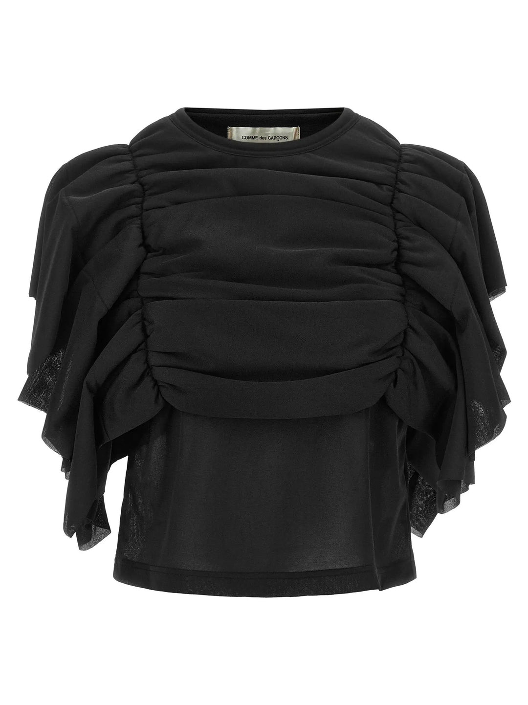 Comme Des Garçons Sample Sale | Comme Des Garçons Black Polyester Pattern Shirt - | Designer outlet