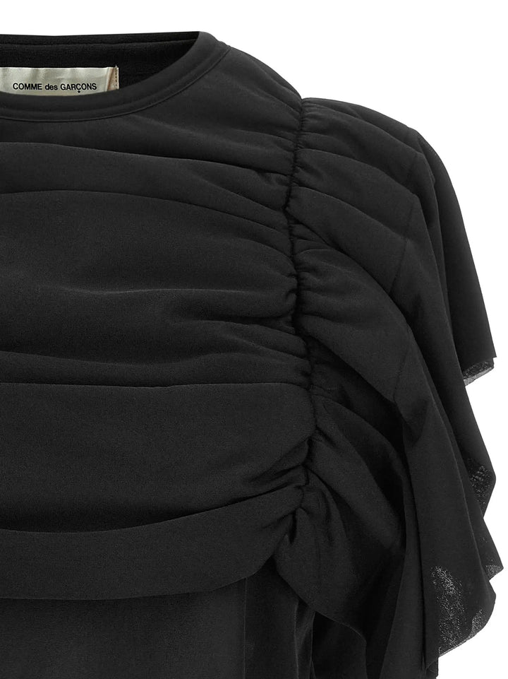 Comme Des Garçons Sample Sale | Comme Des Garçons Black Polyester Pattern Shirt - | Designer outlet