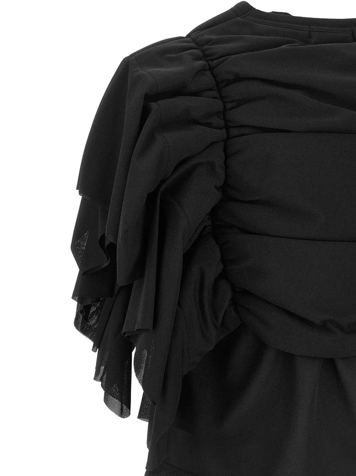 Comme Des Garçons Sample Sale | Comme Des Garçons Black Polyester Pattern Shirt - | Designer outlet