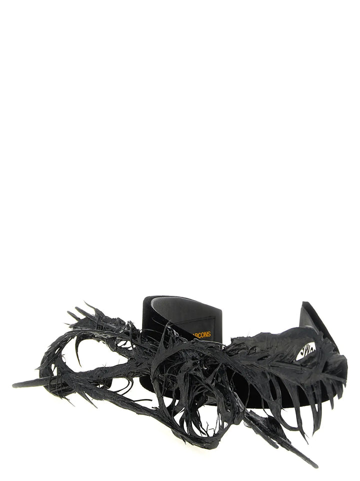 Comme Des Garçons Sample Sale | Comme Des Garçons Black Rayon Headband - | Designer outlet