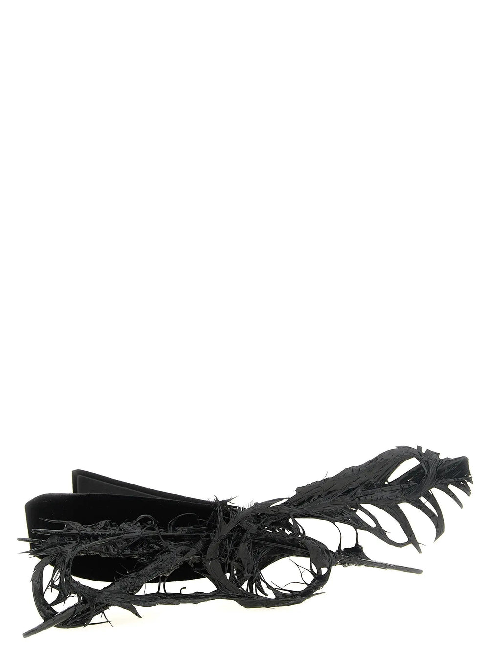 Comme Des Garçons Sample Sale | Comme Des Garçons Black Rayon Headband - | Designer outlet