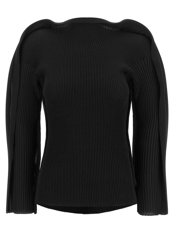 Issey Miyake Sample Sale | Issey Miyake Black Polyester Cardigan - | Designer outlet