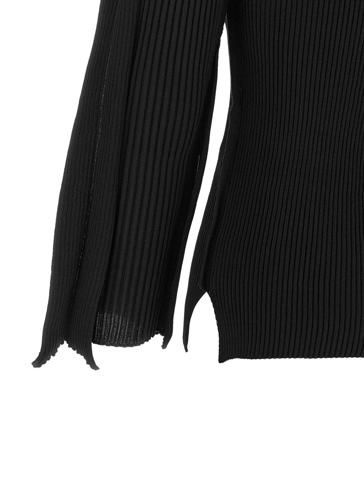 Issey Miyake Sample Sale | Issey Miyake Black Polyester Cardigan - | Designer outlet