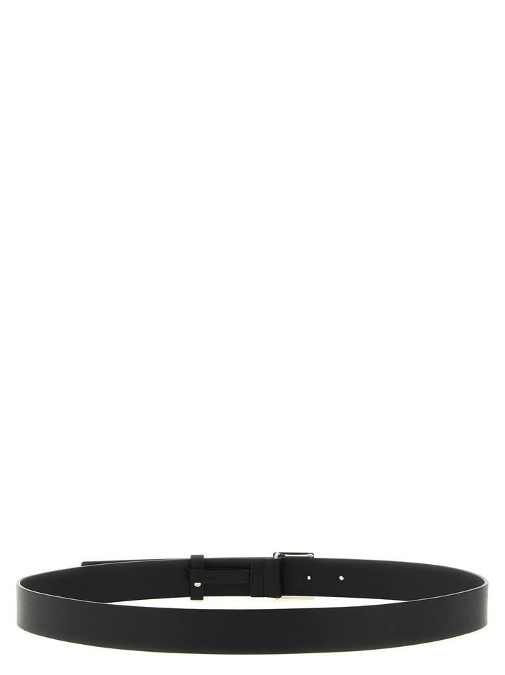 Fendi Sample Sale | Fendi Black Calfskin Regular Belt - | Designer outlet