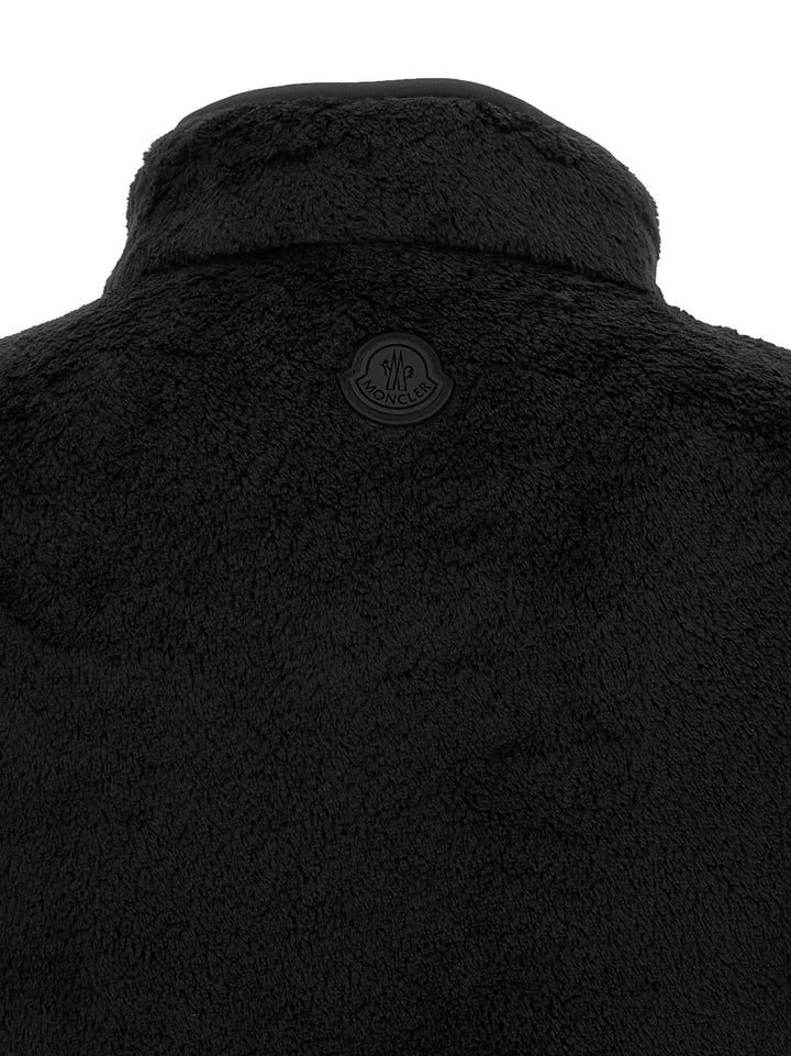 Moncler Sample Sale | Moncler Black Polyester Sleeveless Jacket - | Designer outlet