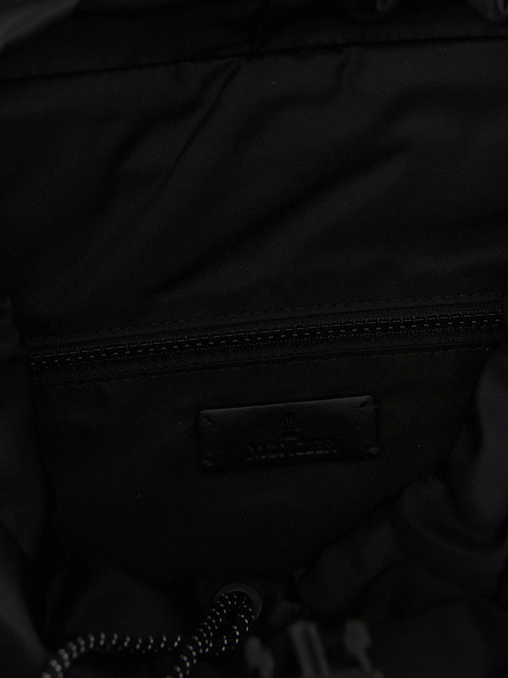Moncler Sample Sale | Moncler Black Polyamide Backpack - | Designer outlet