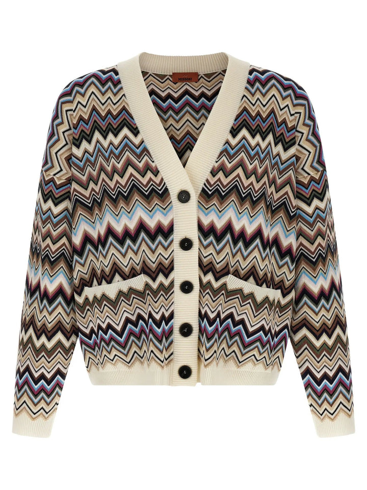 Missoni Sample Sale | Missoni Multicolor Viscose Cardigan - | Designer outlet