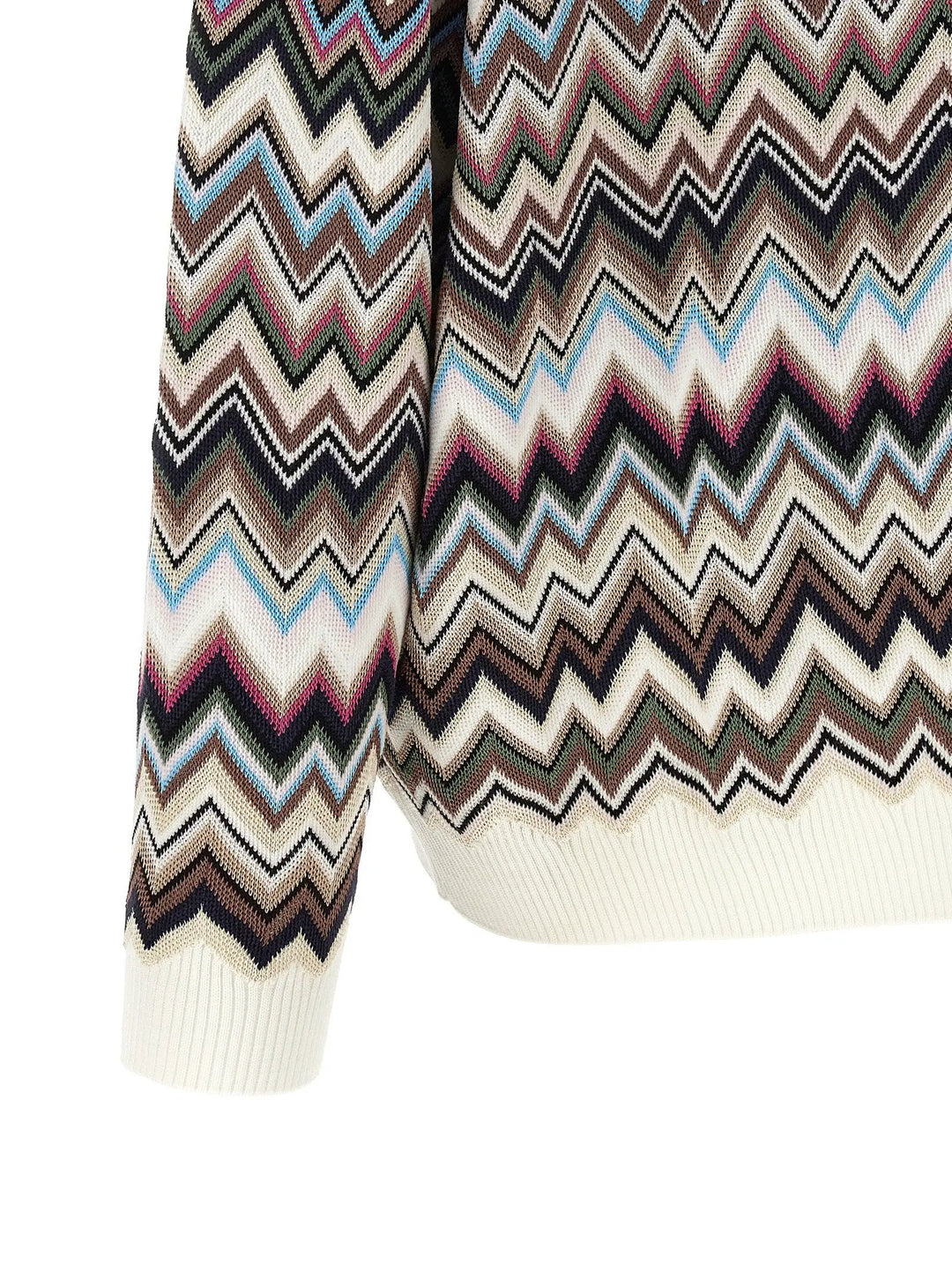 Missoni Sample Sale | Missoni Multicolor Viscose Polo Shirt - | Designer outlet