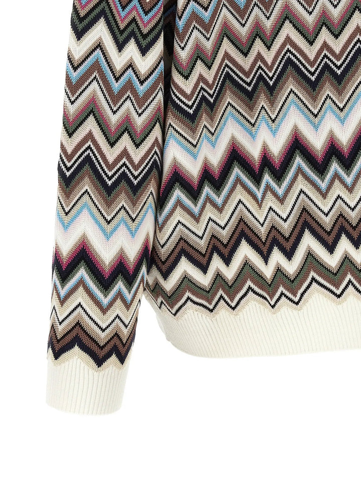 Missoni Sample Sale | Missoni Multicolor Viscose Polo Shirt - | Designer outlet