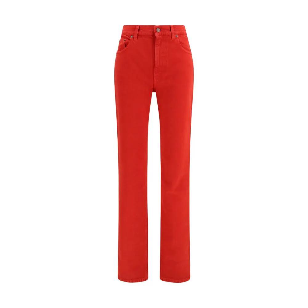 Chloé Sample Sale | Chloé Red Cotton Casual Pants - | Designer outlet
