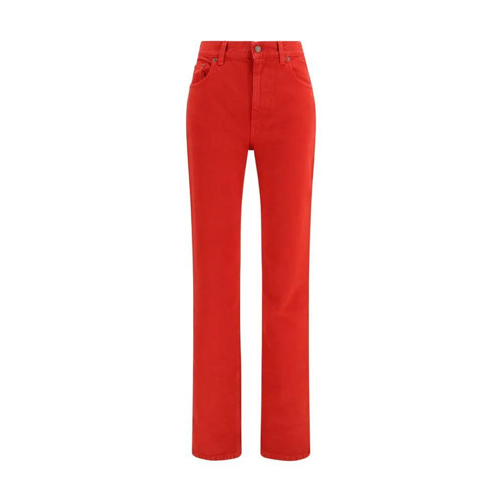 Chloé Sample Sale | Chloé Red Cotton Casual Pants - | Designer outlet