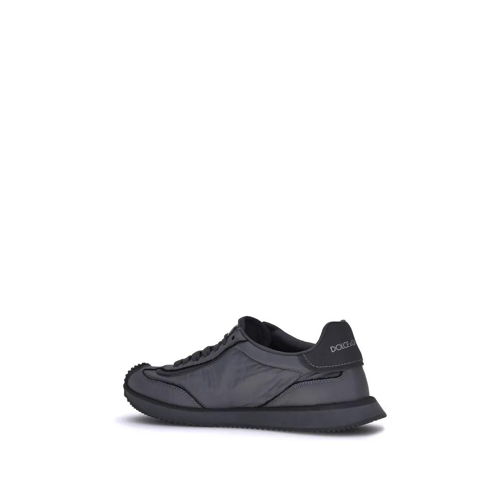 Dolce &amp; Gabbana Sample Sale | Dolce &amp; Gabbana Black Fabric Athletic Sneakers - | Designer outlet