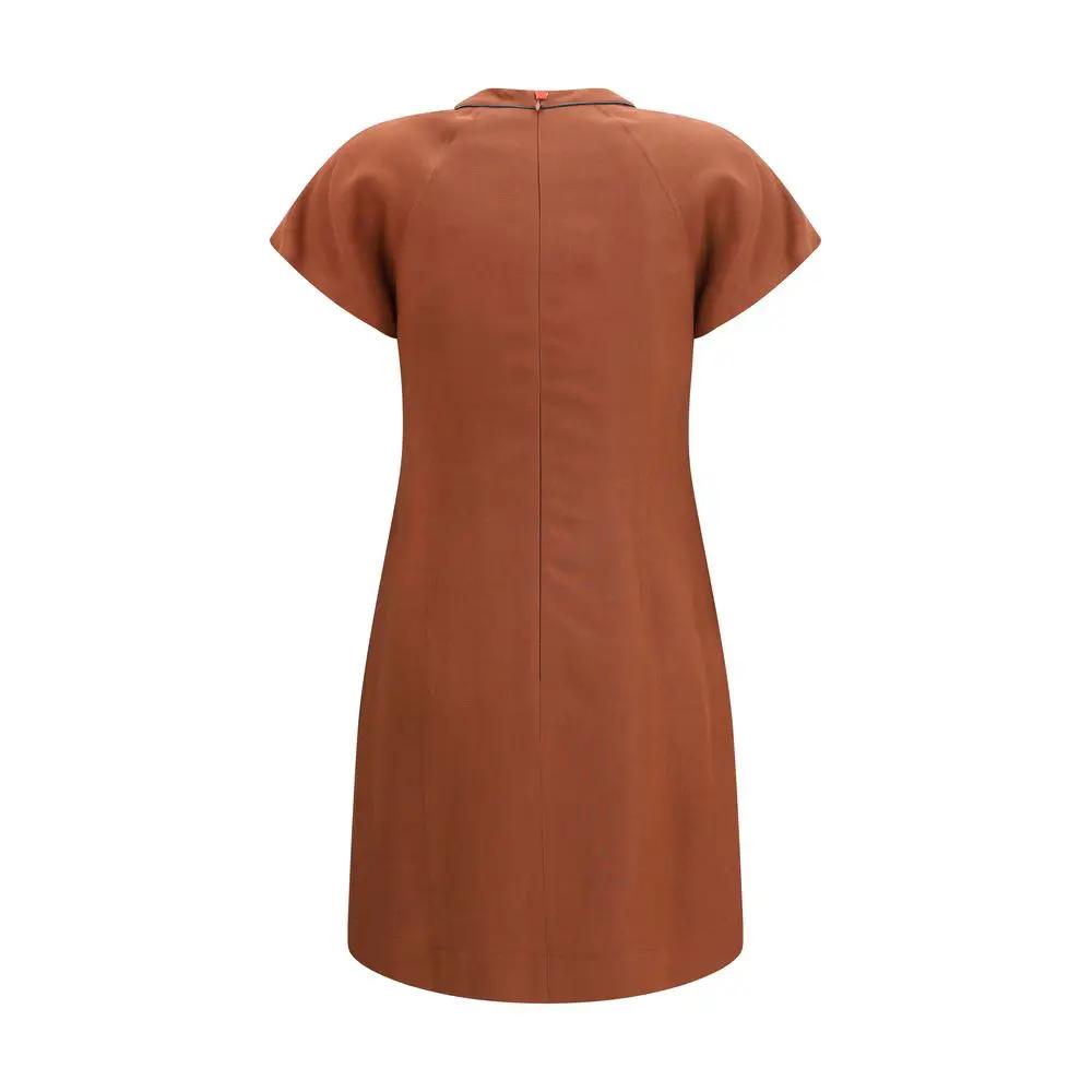 Brunello Cucinelli Sample Sale | Brunello Cucinelli Brown Viscose Casual Dress - | Designer outlet