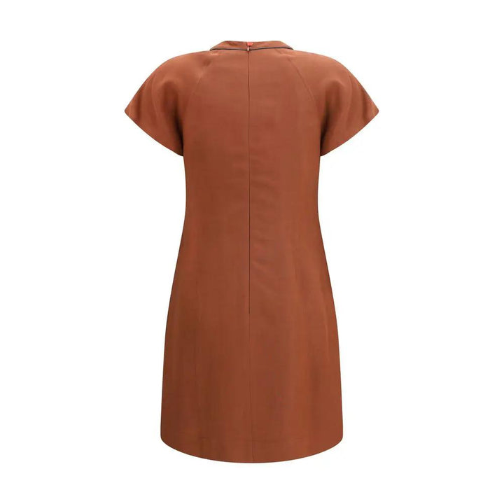 Brunello Cucinelli Sample Sale | Brunello Cucinelli Brown Viscose Casual Dress - | Designer outlet