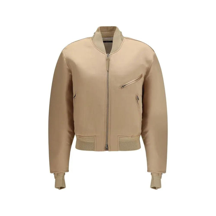 Tom Ford Sample Sale | Tom Ford Gold Satin Bomber - | Designer outlet