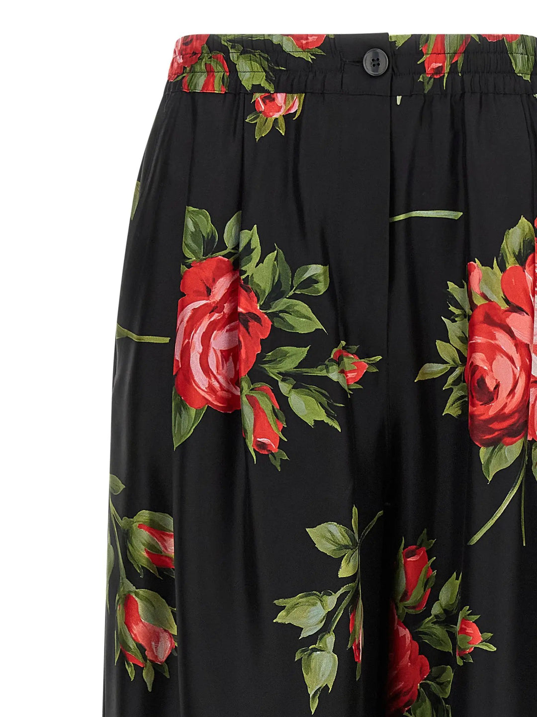 Dolce &amp; Gabbana Sample Sale | Dolce &amp; Gabbana Black Silk Pants - | Designer outlet
