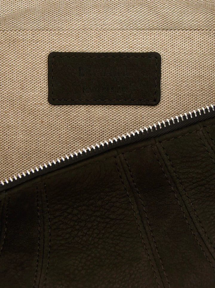 Lemaire Sample Sale | Lemaire Brown Lamb Leather Shoulder Bag - | Designer outlet
