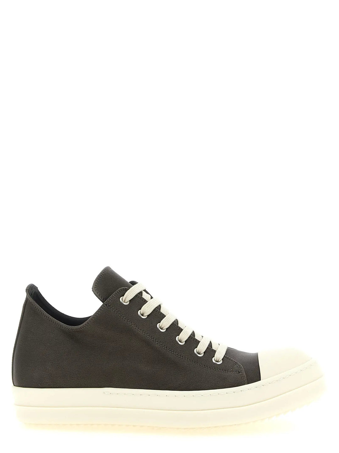 Rick Owens Sample Sale | Rick Owens Black Calfskin Low Top Sneakers - | Designer outlet
