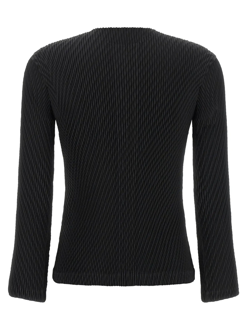 Issey Miyake Sample Sale | Issey Miyake Black Polyester Cardigan - | Designer outlet