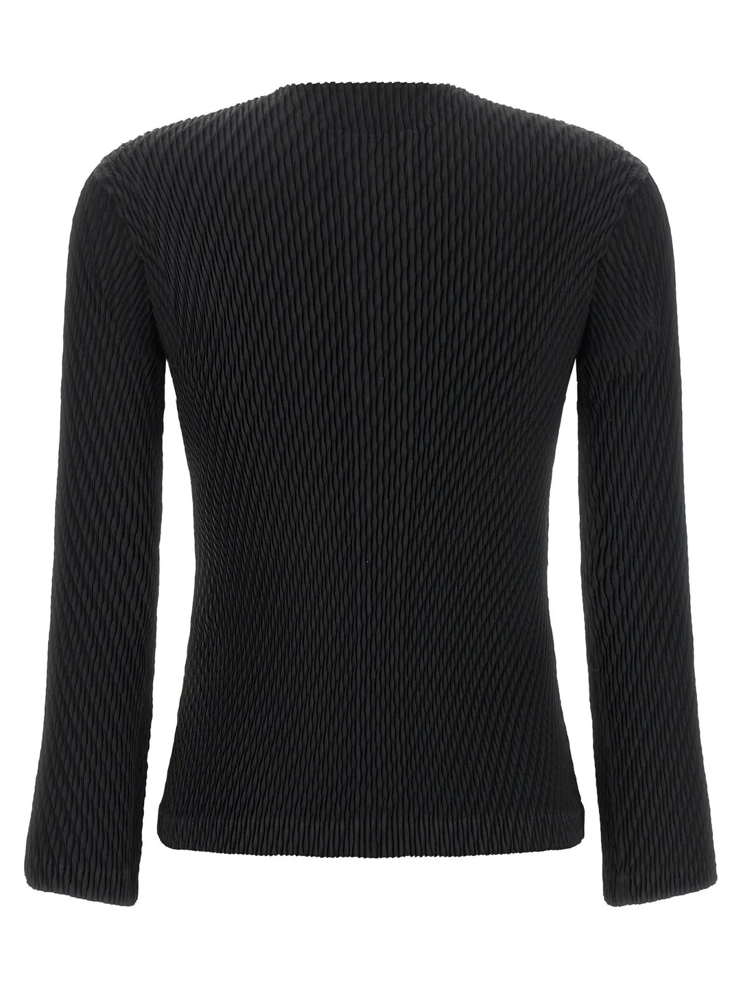 Issey Miyake Sample Sale | Issey Miyake Black Polyester Cardigan - | Designer outlet