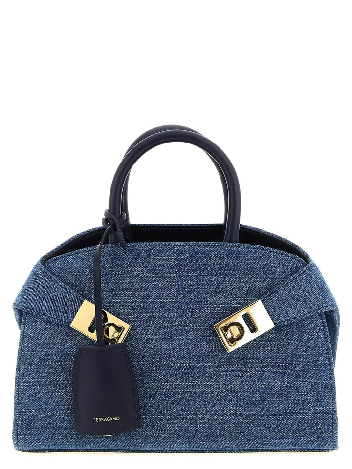 Ferragamo Sample Sale | Ferragamo Blue Fabric Handbag - | Designer outlet