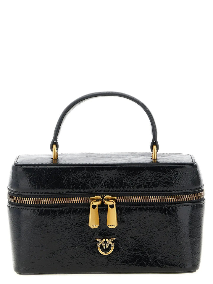 PINKO Sample Sale | PINKO Black Calfskin Crossbody Bag - | Designer outlet
